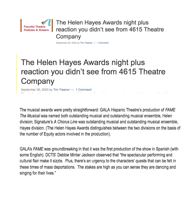 The Helen Hayes Awards