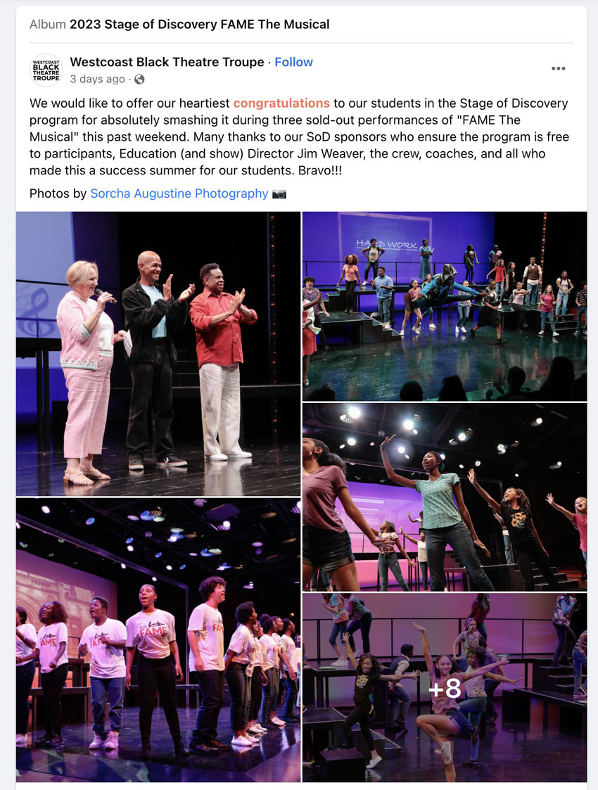 West Coast Black Theatre Troupe