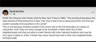 Director Alan Parker's statement about FAME